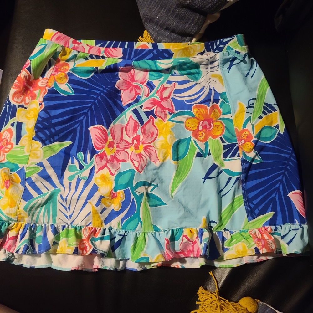 Floral Tropical Skort